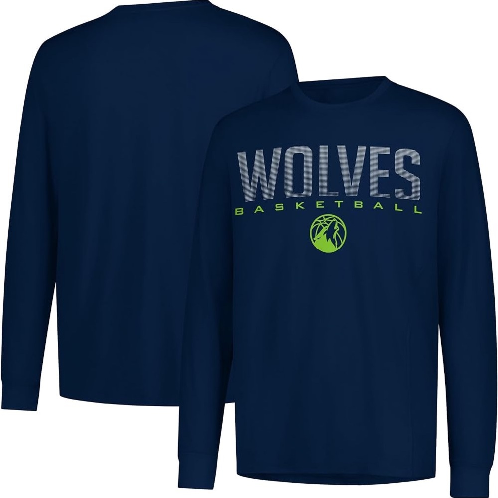 NBA Men's Ultra Minnesota TimberWolves Long
Sleeve T Shirt NWT‎